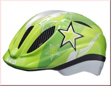 KED Kinder Fahrradhelm Meggy Green Stars Gr. XS 44-49