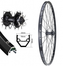 BW 27,5''VR 19-584 DC19 sz Disk m..36L. BDCP Alu 6-Loch SSP schwarz Sp.Ni.sz