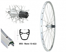 BW 28''HR 13-622 XR3 Renn si m..36L. Shim.TX500 8-11f. SSP silber Sp.Ni.si.