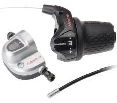 Shimano Revo Shift mit Zug und Clickbox fr Nexus 3-Gang Nabe kurzer Griff