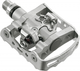 Shimano SPD-Pedal PD-M 324 einseitig silber Brentatze-System+ Cleats SM-SH56