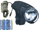 B&M IXON Premium IQ 80 Lux LED Scheinwerfer mit Netzgert und Akkus