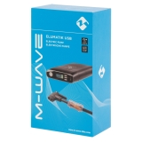 M-WAVE Elumatik USB Akku-Minipumpe Lithium-Ionen Akku max.7 bar