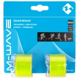 M-WAVE Snapwrap Hosen-/Armband Paar mit Metallfeder