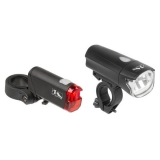 M-Wave LED-Batterielampenset Atlas K50 30/15 Lux mit StVZO inkl. Batterien